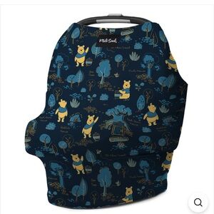 Milk Snob Disney Winnie the pooh blue 5-in-1 nursing baby seat stroller cover